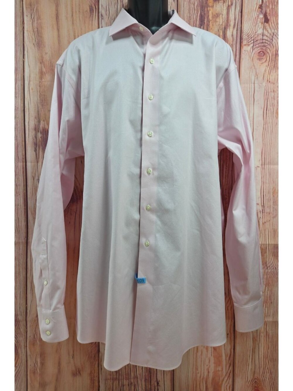 Brooks Brothers Non-Iron Madison Fit Pink Dress Shirt 17.5-38 Supima Cotton